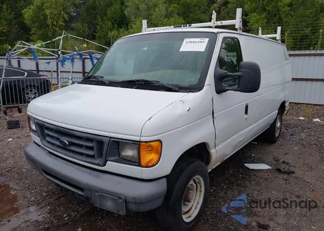 2007 Ford Econoline E150 Van z USA, uszkodzony, nr VIN 1FTNE14W47DA06981